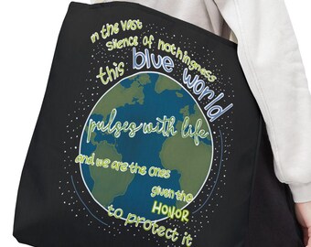 Earth Day Tote Bag | environmental protection design