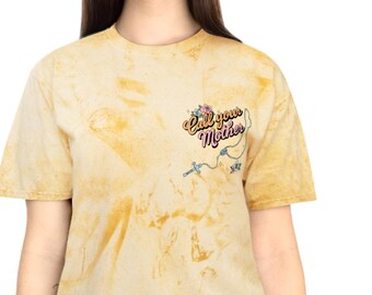 Call Your Mother Catholic Tie Dye Colorblast Tee | Virgin Mary Rosary | Catholic Mom Gift | Marian Devotion