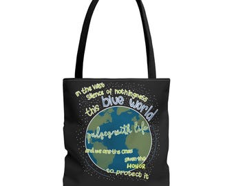 Earth Day Tote Bag | environmental protection design