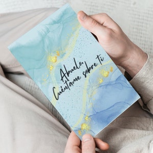 Libreta &quot;Abuelo, Cuéntame sobre ti&quot; - regalo perfecto para nuestros abuelos de cumple o Dia del Padre