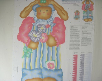 Sewable Fabric Door Panels Vintage OOP Somebunny