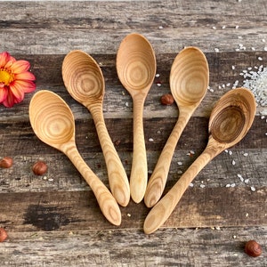 Ash wood table spoon, Handmade wooden soup spoons, Reusable dinner spoon, High quality spoons, Sustainable eco wood table ware