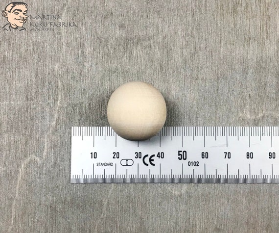 100 Boules En Bois Naturel 20 Mm - Sans Trou - Pour Bricolage, Peinture, Déco, Loisirs Créatifs