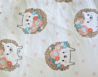 Igel Verbundtuch: Baumwoll Fleece Tasche, Kleintier Trost