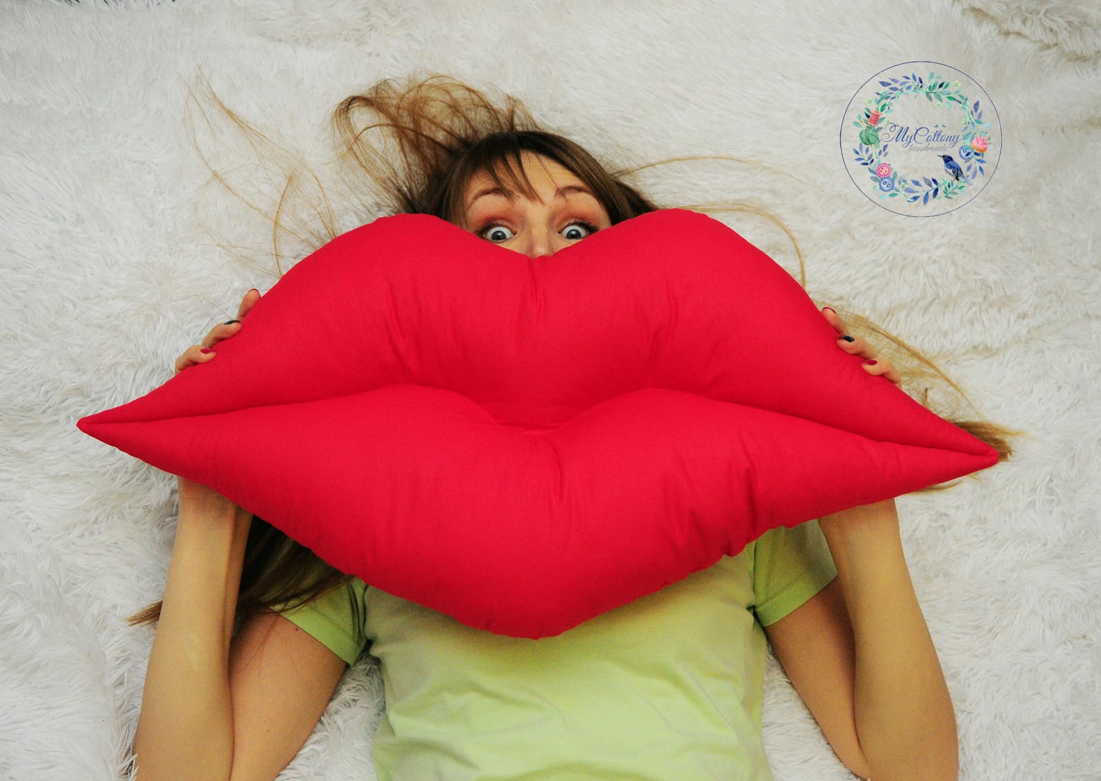 In Stock Lips pillow love pillow handmade kiss pillow Etsy