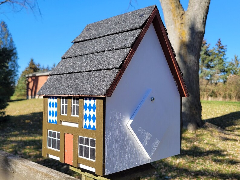 Medieval Birdhouse, Tudor Birdhouse, Charming Birdhouse, Functional Birdhouse, Outdoor Birdhouse image 4