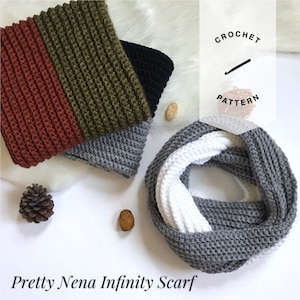 Pretty Nena Infinity Scarf Pattern