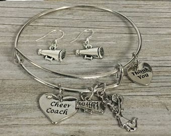 Cheer Coach Gift -Cheer Coach Bracelet, Coach Bracelet, Coach Jewelry – Cheer Gift - Cheerleading Coach - Perfect for Cheer Coaches