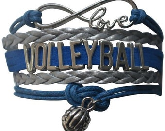 Volleyball Bracelet, Volleyball Gift, Volleyball Charm Bracelet, Volleyball Jewelry- Perfect for Volleyball Players, Coaches & Team Gifts