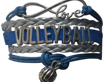 Volleyball Bracelet, Volleyball Gift, Volleyball Charm Bracelet, Volleyball Jewelry- Perfect for Volleyball Players, Coaches & Team Gifts