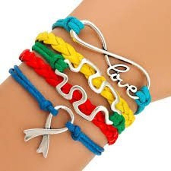 Autism Bracelet Autism Mom Open Cuff Autism Puzzle Piece Gift Autistic Encouragement Gift Autism Awareness Jewelry