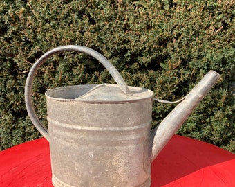 Zinc Metal Watering Can Pot Ice Bucket Planter