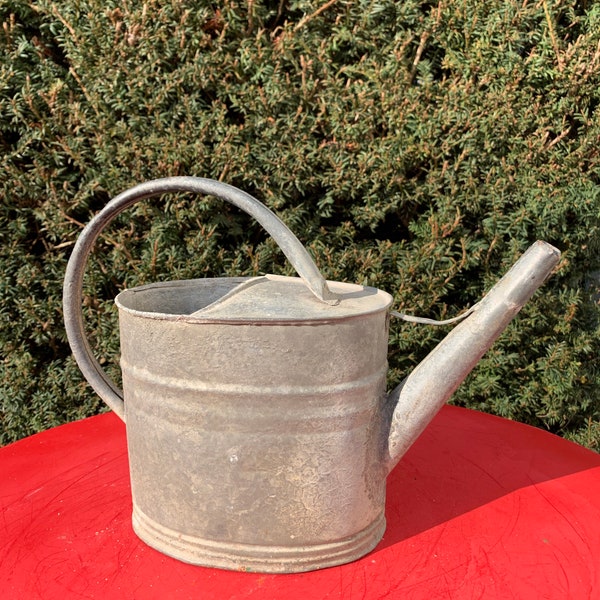 Zinc Metal Watering Can Pot Ice Bucket Planter