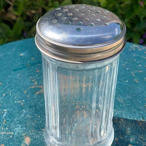 Vintage Glass Sugar Shaker Vintage dining