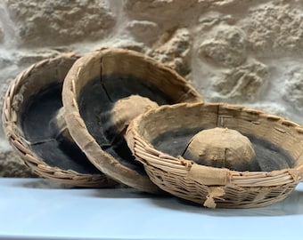 Vintage Bakers Proving Basket French Bread