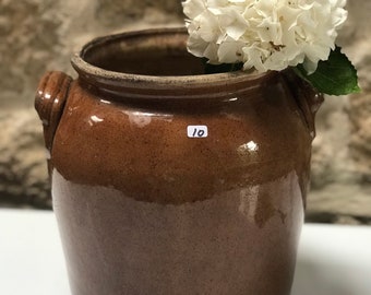 Stoneware Confit Jar French Storage Pot