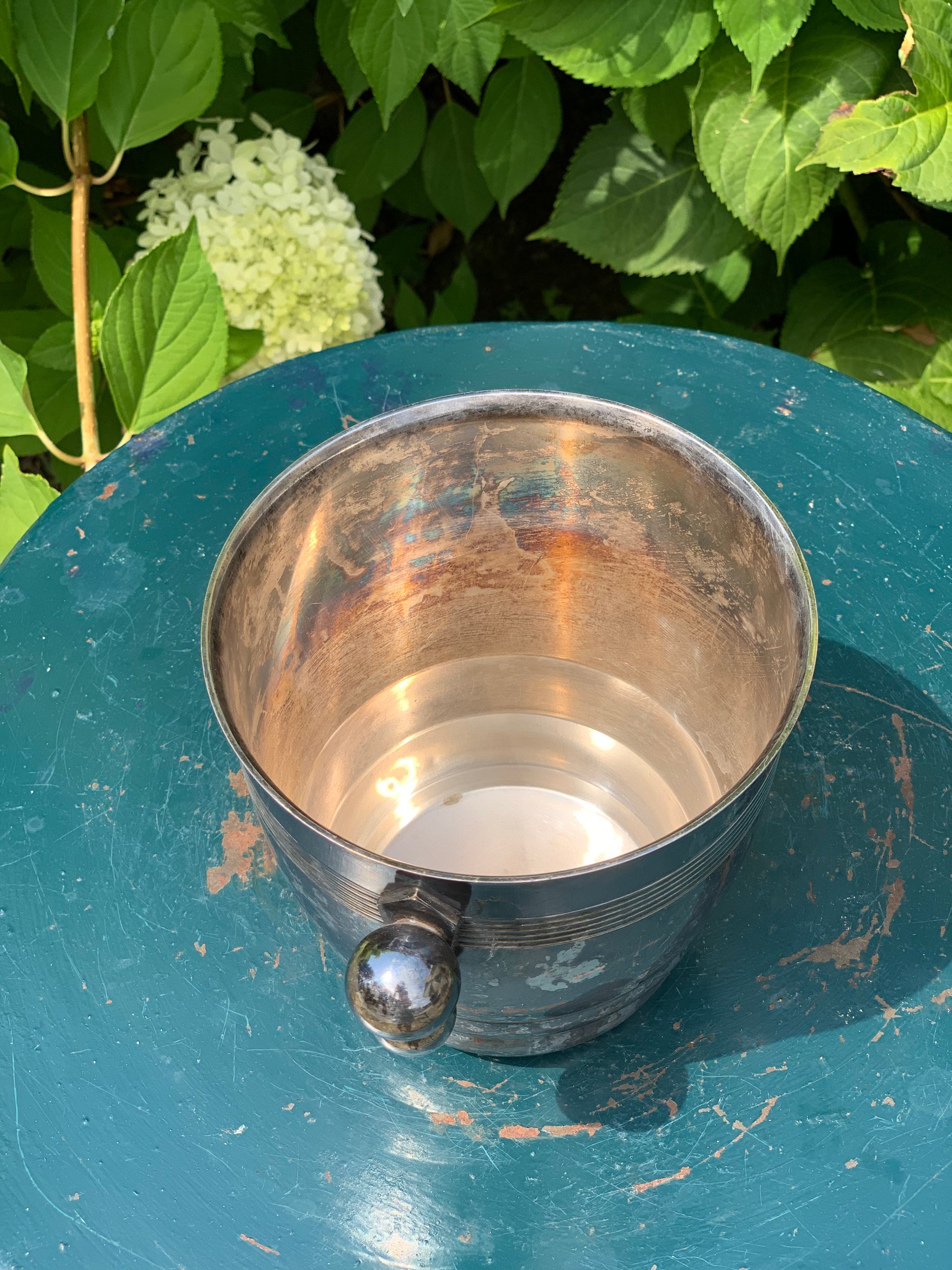 Silver French Ice Bucket French Cuisine Vintage Dining Etsy