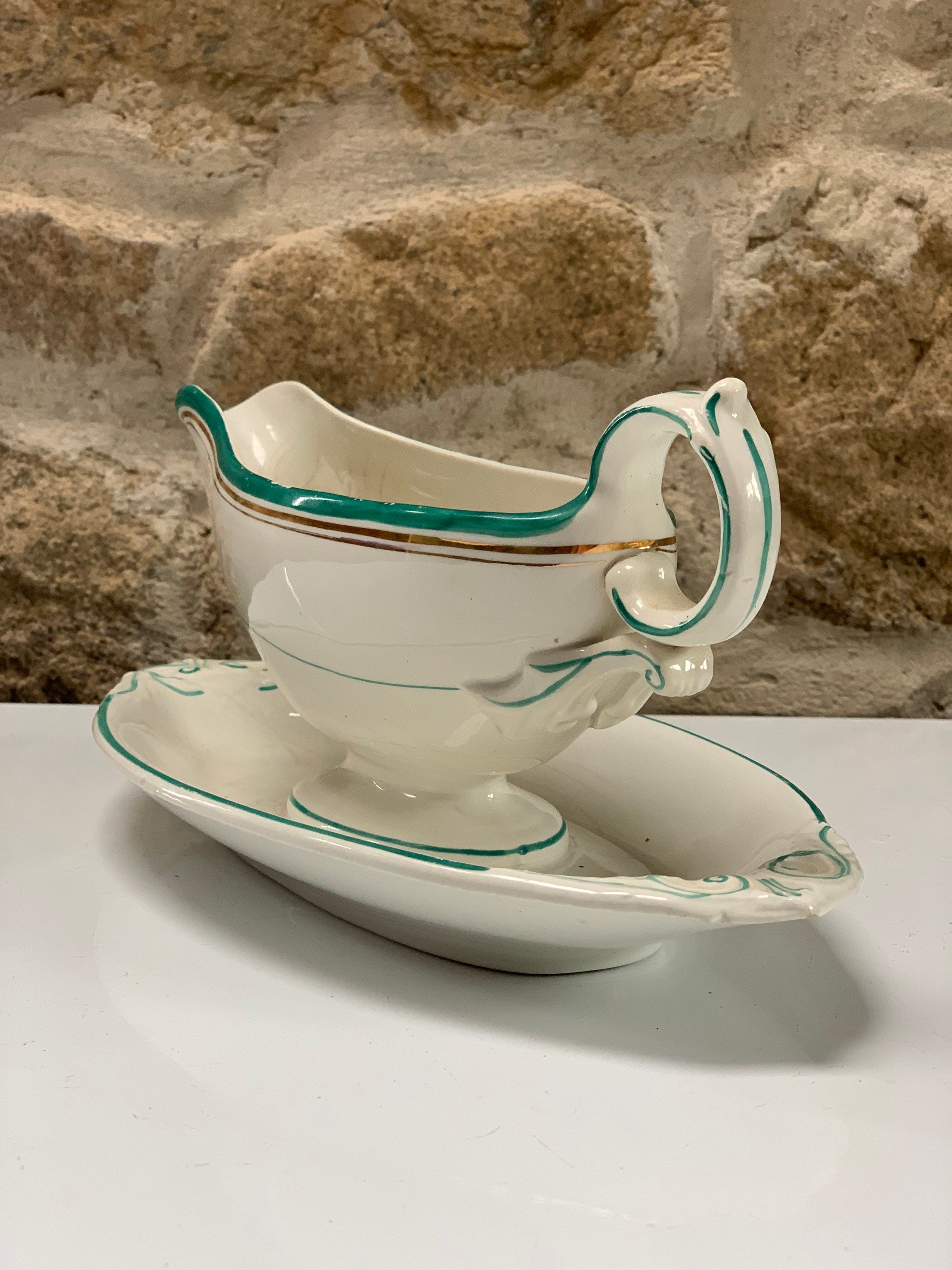 Porcelain French Saucier Jug Vintage Etsy