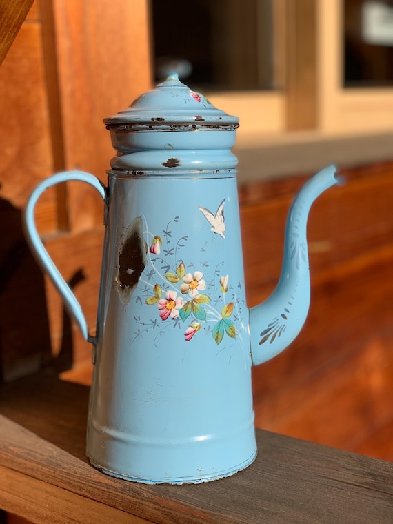Percolateur cafetière cafetière émaillée cuisine française