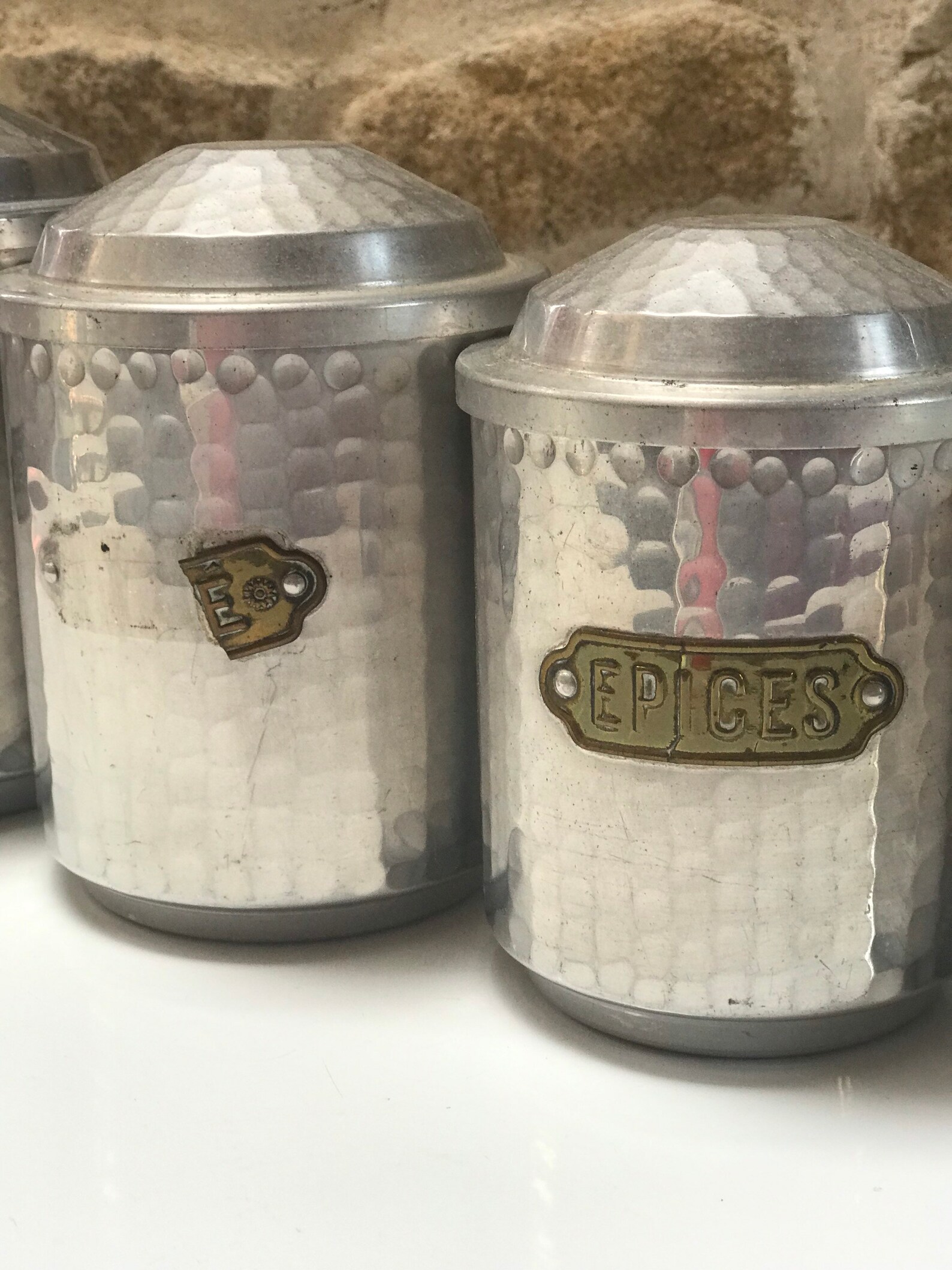 Silber Metall FranzösischEr Küchenkanister Set französische | Etsy