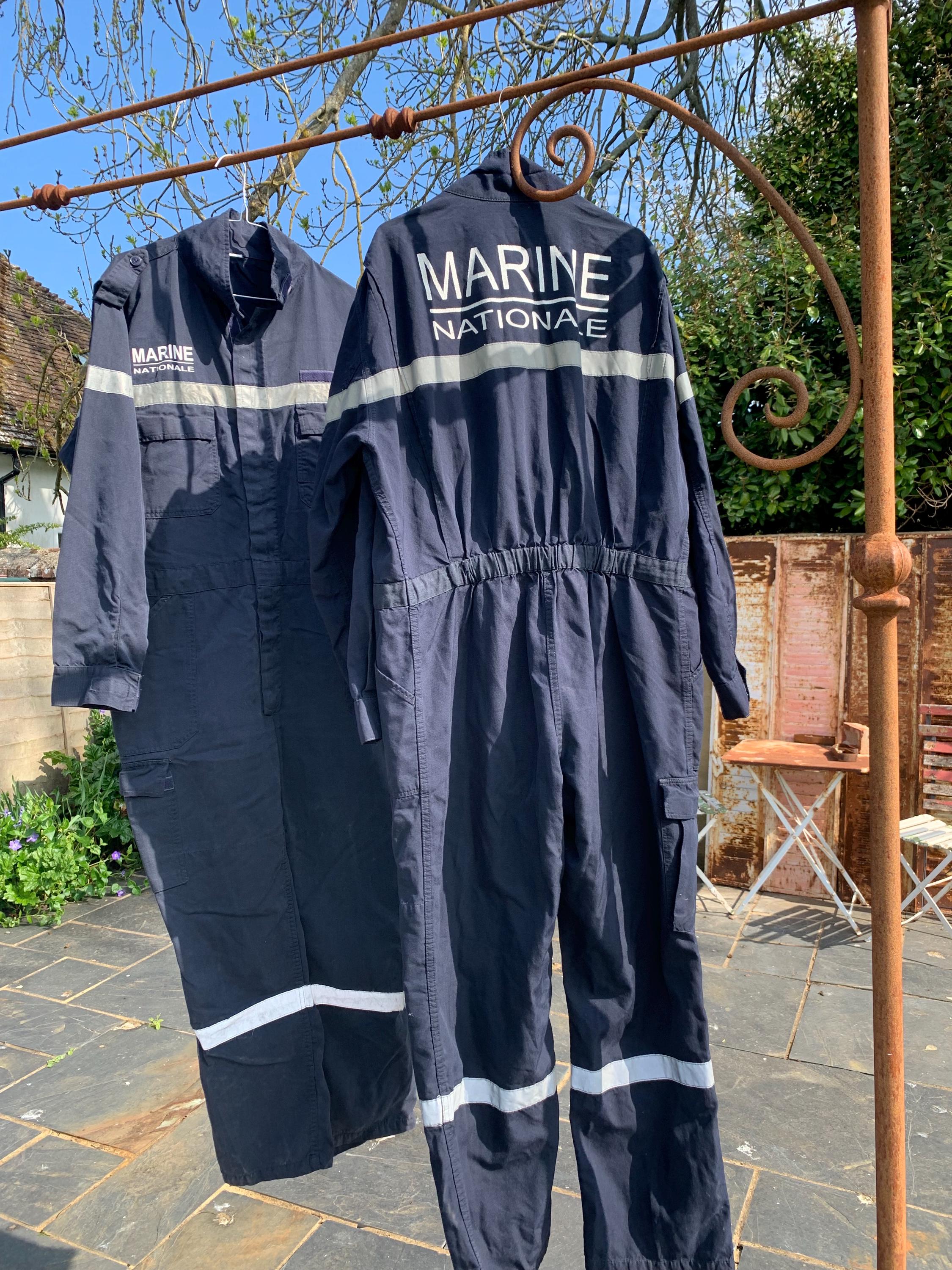 〜40's French Marine Nationale Coveralls Marine National Overall Boiler Suit - Etsy