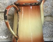 French enamel coffee pot 1950 s French cuisine, Home Decor.