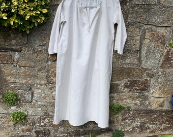 French Linen Smock Farmer Peasant, Re-enactments , Vintage
