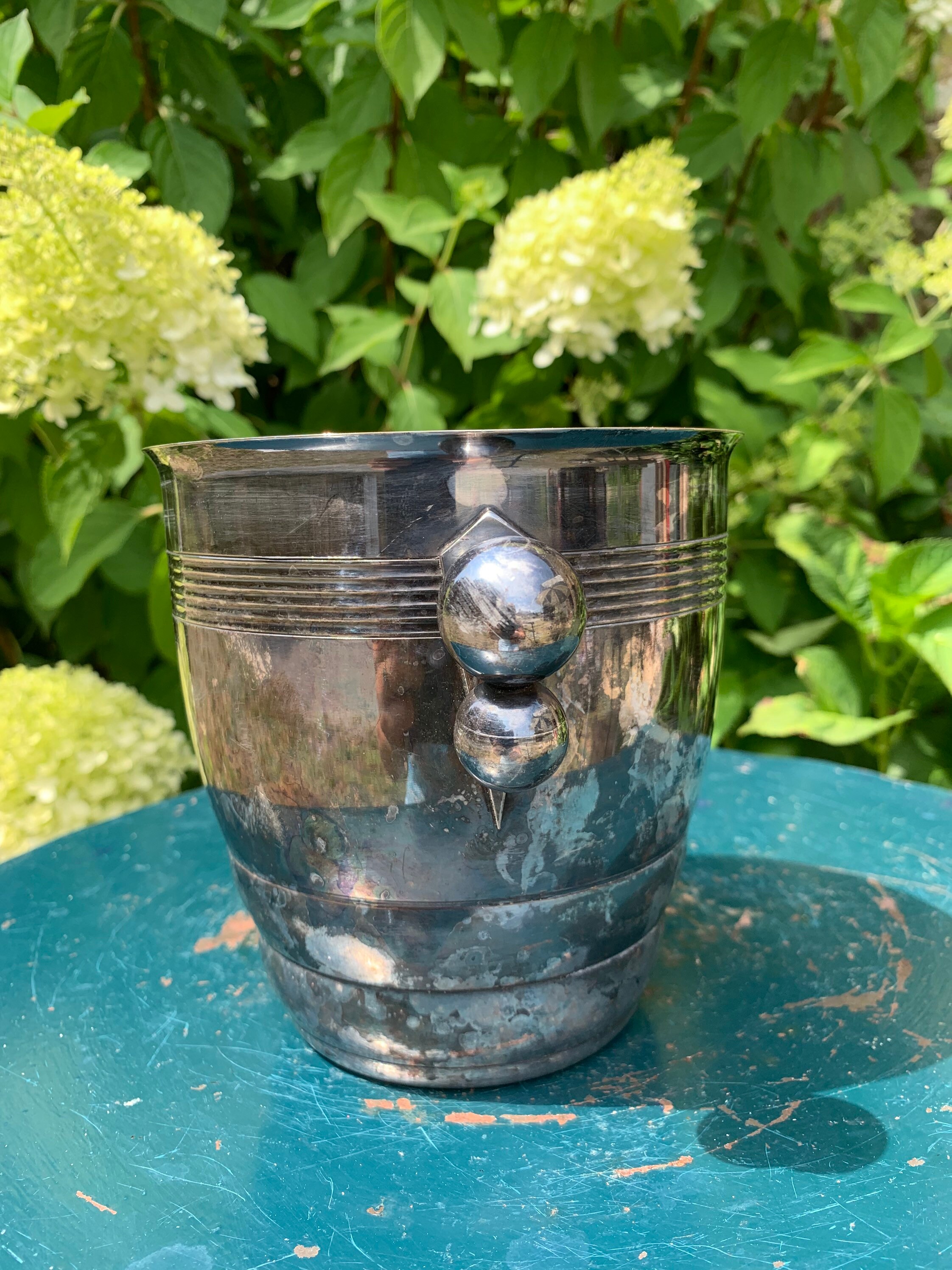 Silver French Ice Bucket French Cuisine Vintage Dining Etsy
