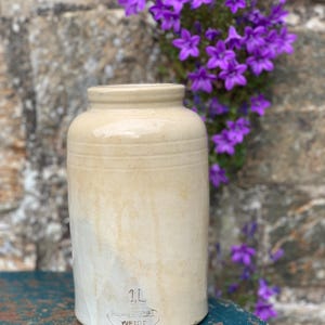 Stoneware Storage Jar Pot