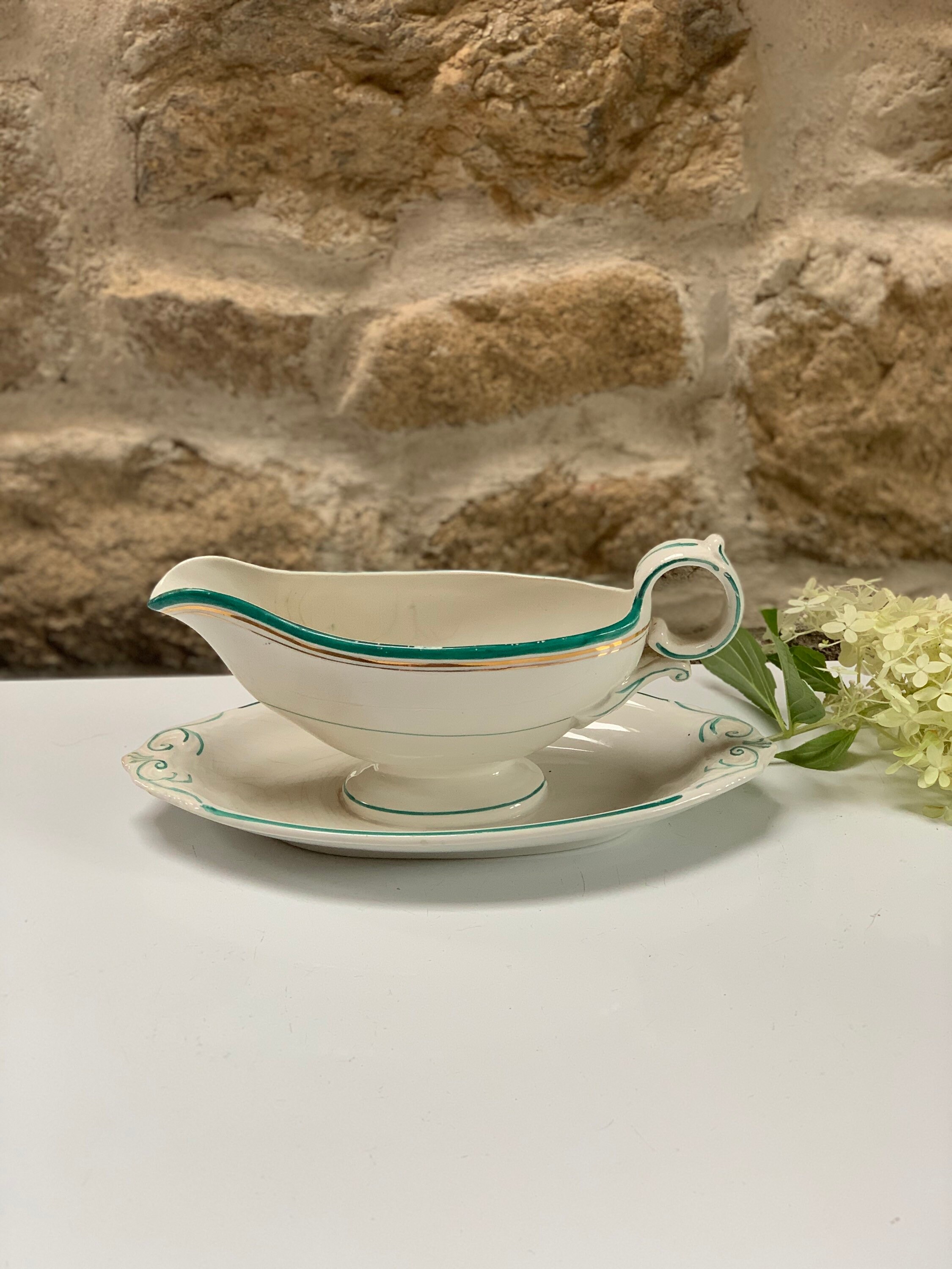 Porcelain French Saucier Jug Vintage Etsy