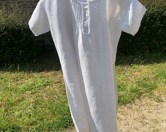 トップス 10s 20s Antique Farmer's Linen Smock antique-linen-farm-smock-