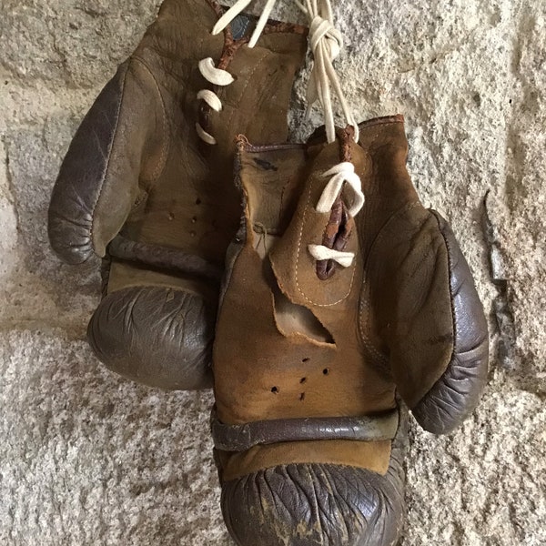 Antique Boxing Gloves