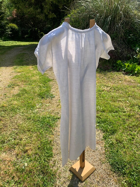 トップス 10s 20s Antique Farmer's Linen Smock antique-linen-farm-smock-