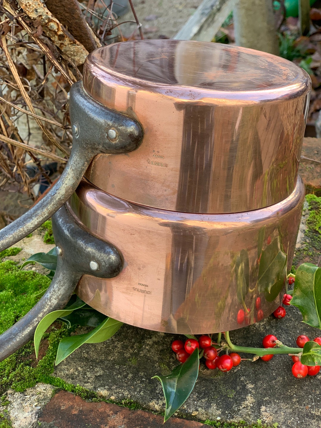 Tournus Copper Saucepan Set Casseroles Cuivre French Cuisine. Etsy