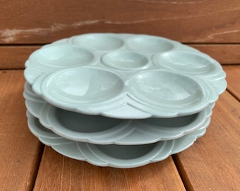 Oyster Plate Sarreguimines Serving Dish French Plate Porcelain, French Decor
