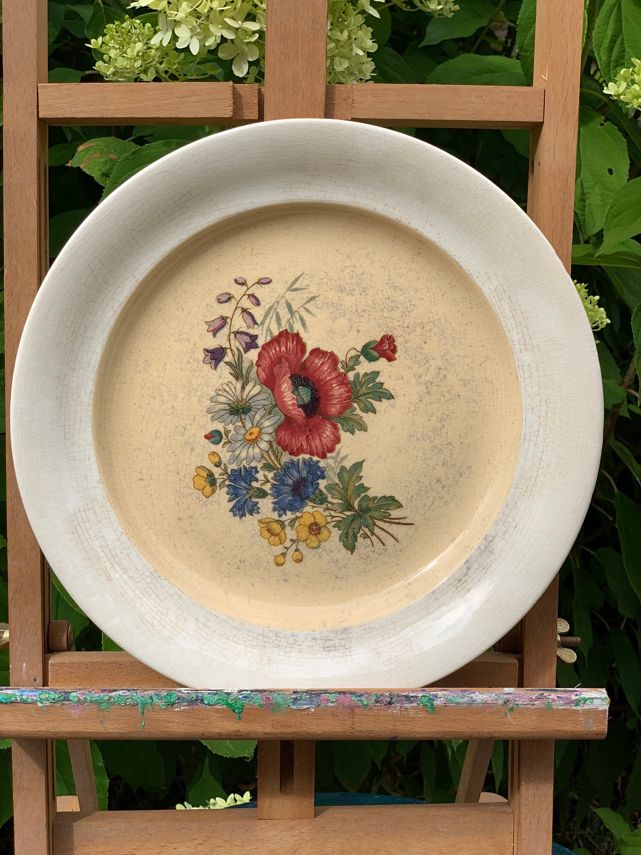 Gien Porcelain French Plate Floral Plate French Decor - Etsy