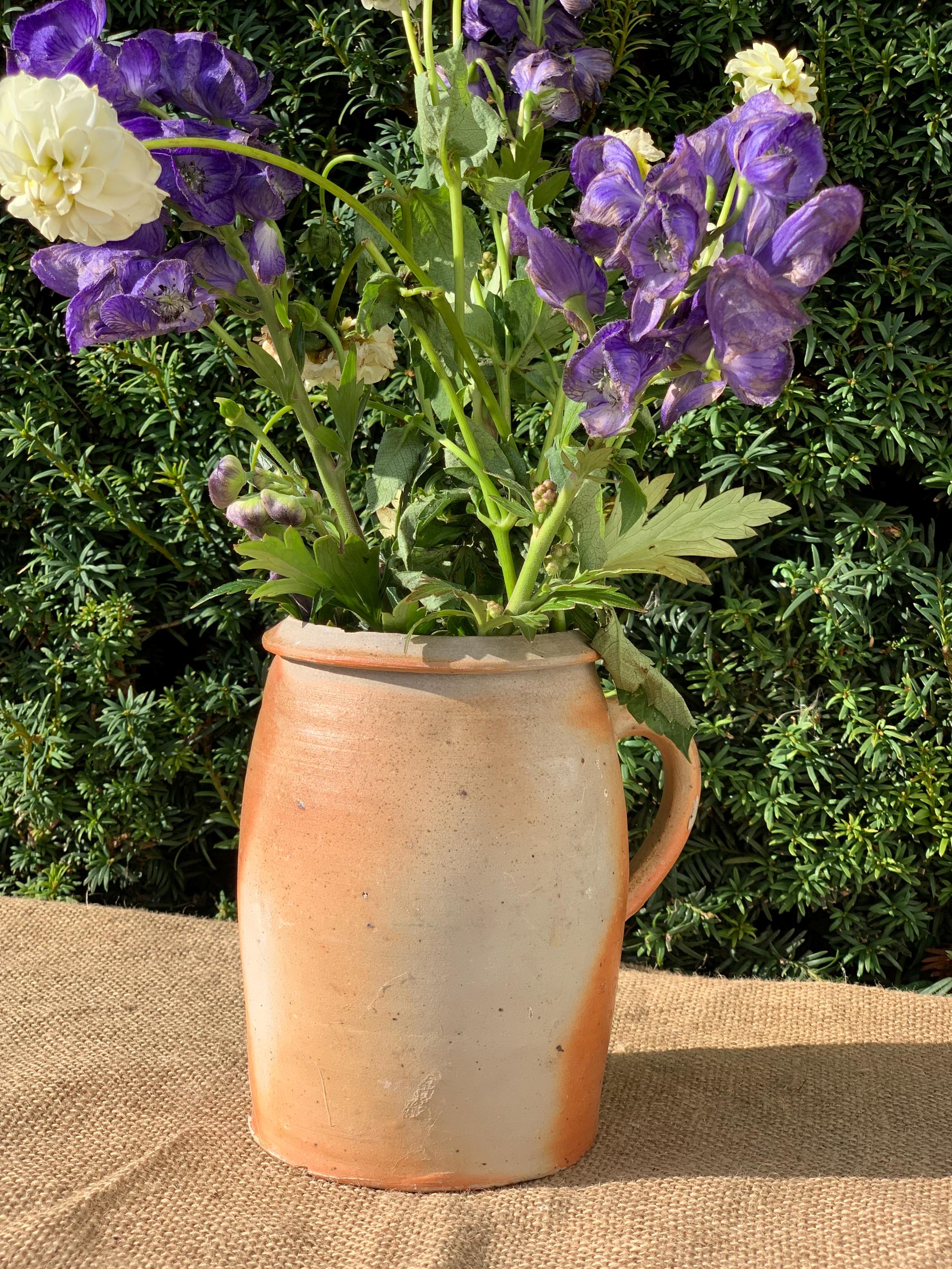 Stone Confit Jar French Stoneware Planter Storage