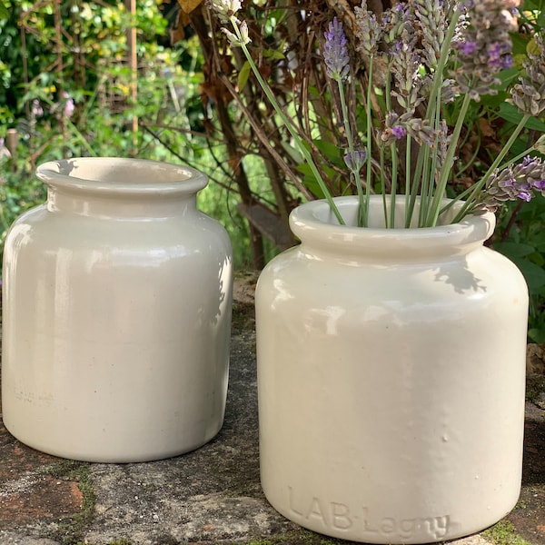 Stoneware Storage Jar Pot