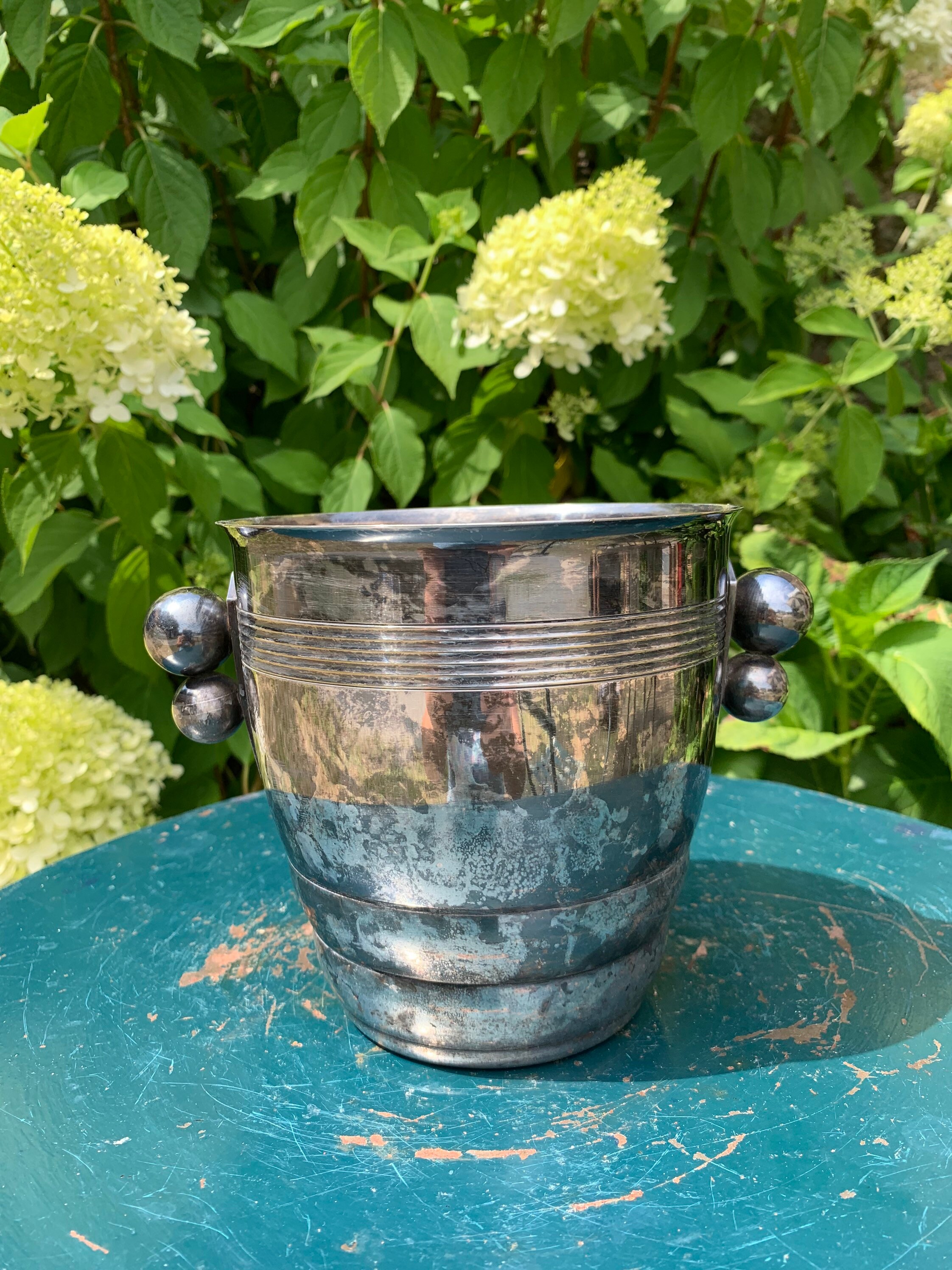 Silver French Ice Bucket French Cuisine Vintage Dining Etsy