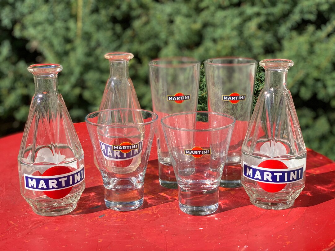 French Martini Water Carafe Glass Carafe French Cuisine Bar Etsy UK