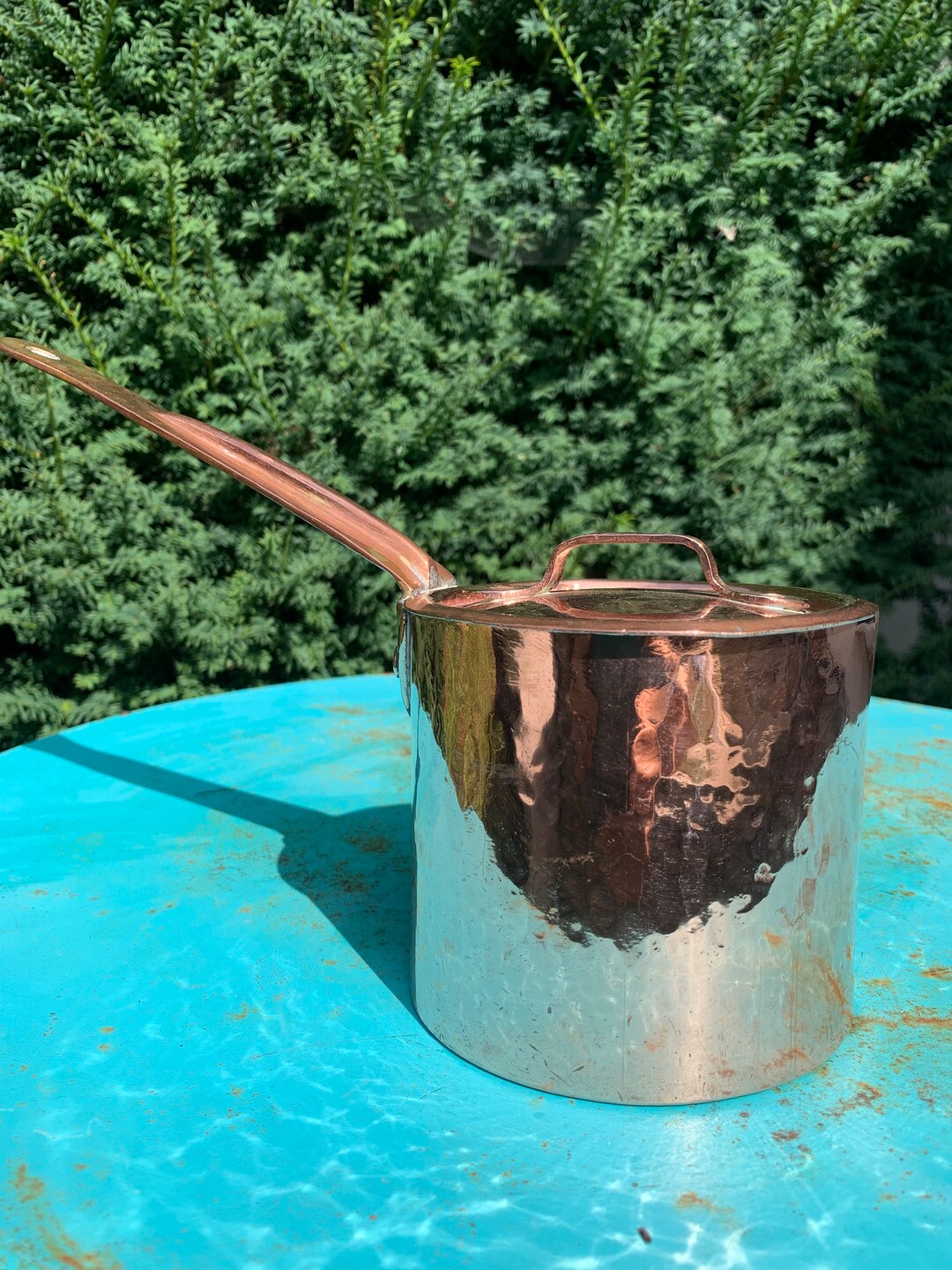 French Copper Pan Jus or Milk Pan Professional Chef French Etsy