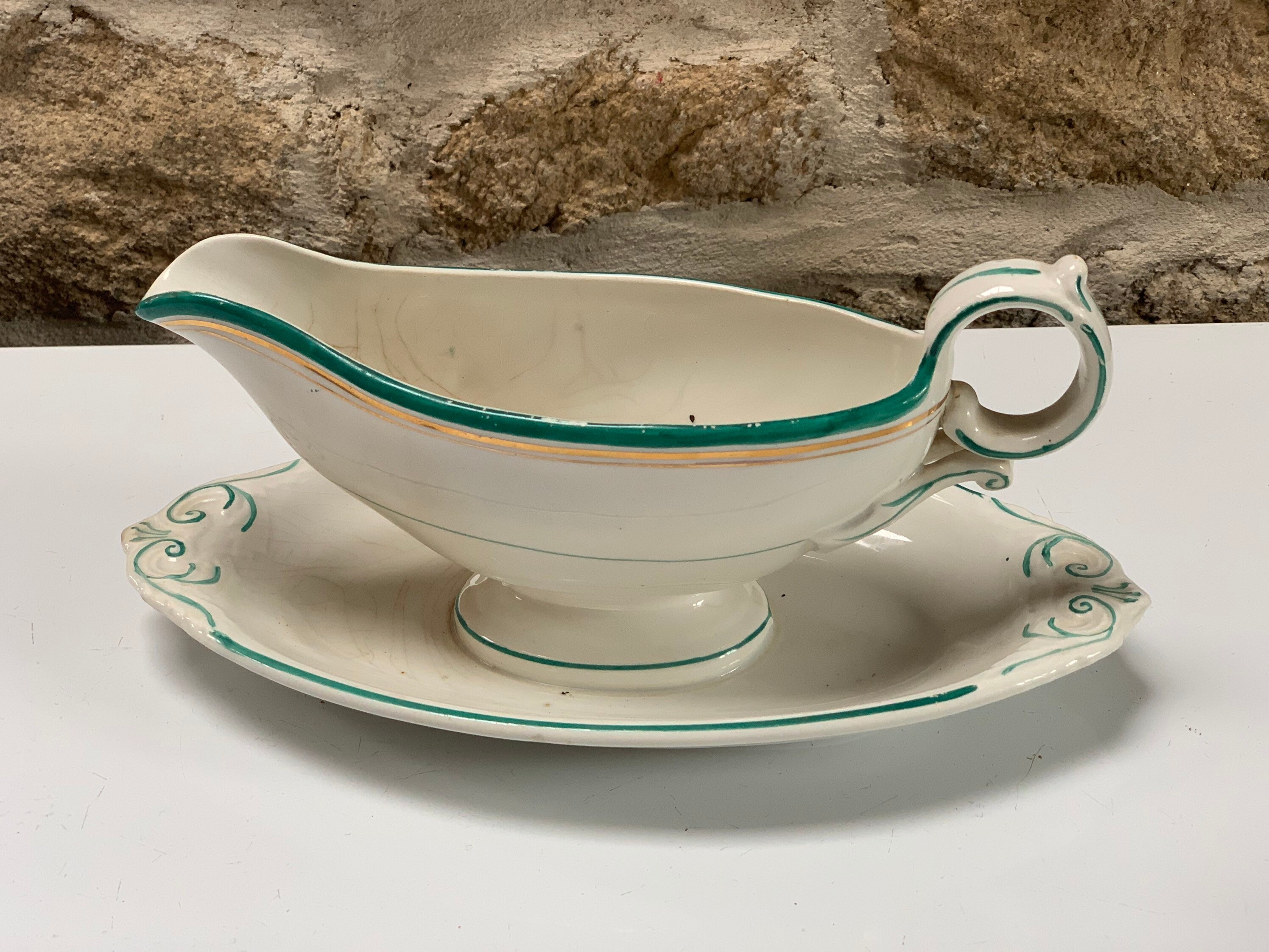 Porcelain French Saucier Jug Vintage Etsy