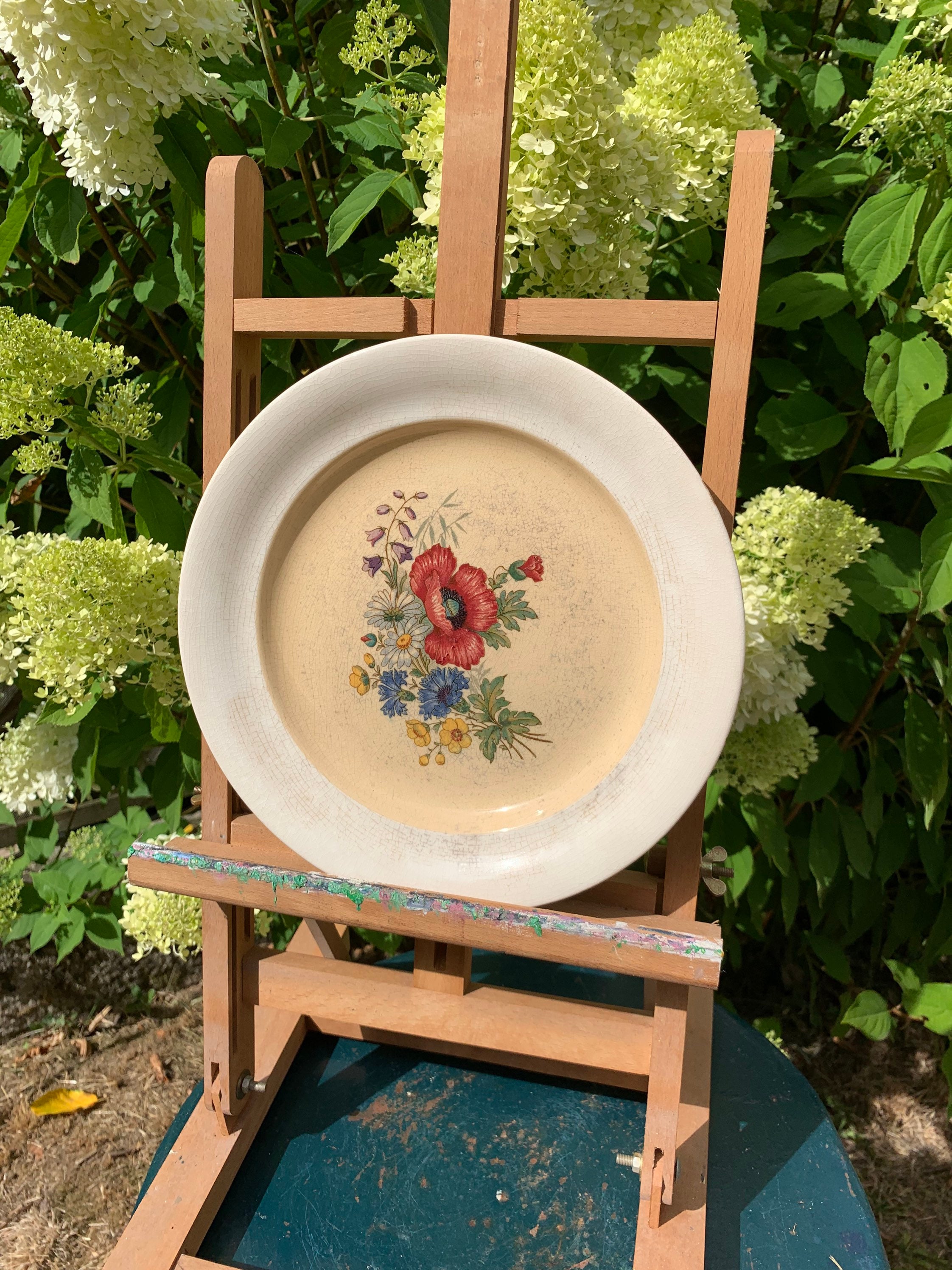 Gien Porcelain French Plate Floral Plate French Decor - Etsy