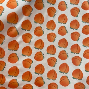 QUICK SHIP Peaches Fabric/ Random Peaches Fabric / 4-way Stretch fabric / Swimsuit Fabric