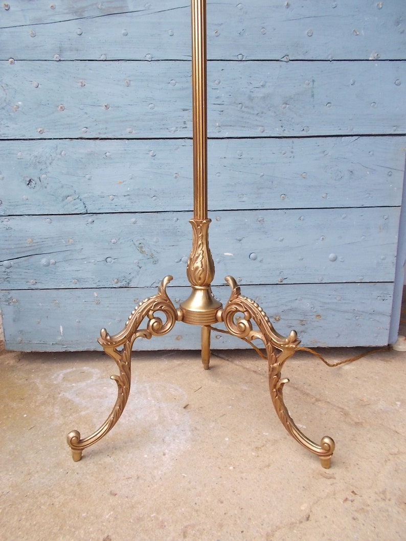 Antique French Louis Xv Style Standard Floor Lamp