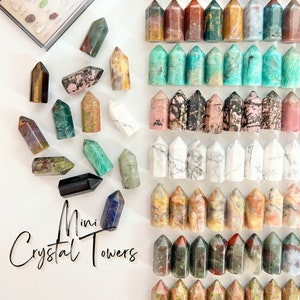 Mini Crystal Tower, Crystal Point, Tiny Crystals, Pocket Stone, You Choose, Mineral Points, Healing Crystals, Colorful Stones