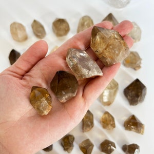 Natural Kundalini Citrine, Choose Your Point, Congo Citrine, Yellow Crystal, Healing Crystals, Lwena Minerals, Raw Stones image 4