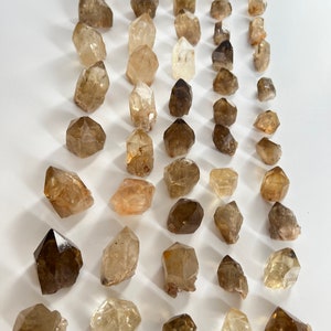 Natural Kundalini Citrine, Choose Your Point, Congo Citrine, Yellow Crystal, Healing Crystals, Lwena Minerals, Raw Stones image 5