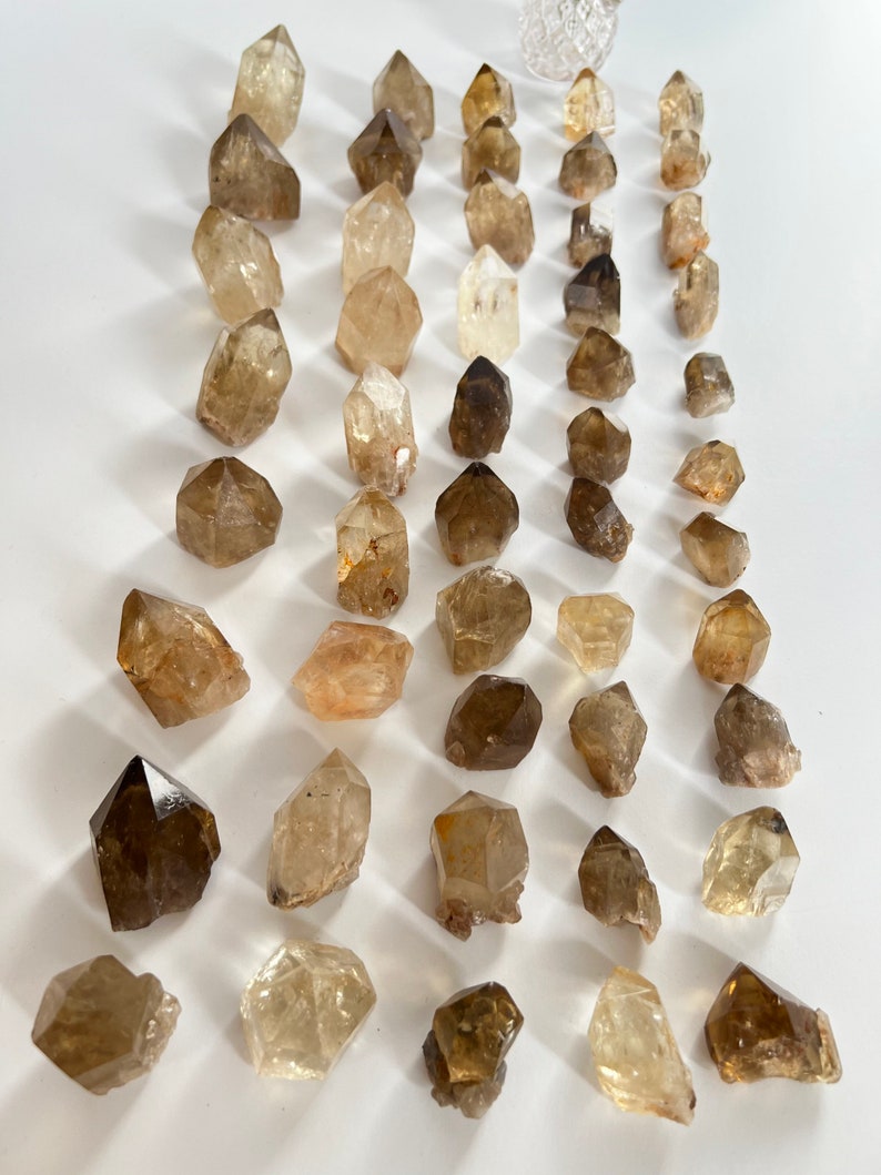 Natural Kundalini Citrine, Choose Your Point, Congo Citrine, Yellow Crystal, Healing Crystals, Lwena Minerals, Raw Stones image 5