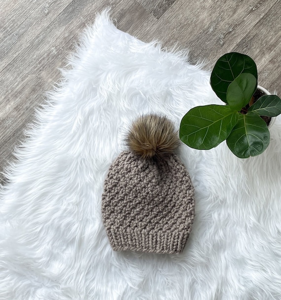 Willow Beanie // Winter Knitted Hat, Adult Beanie, Knit Hat  display picture 2